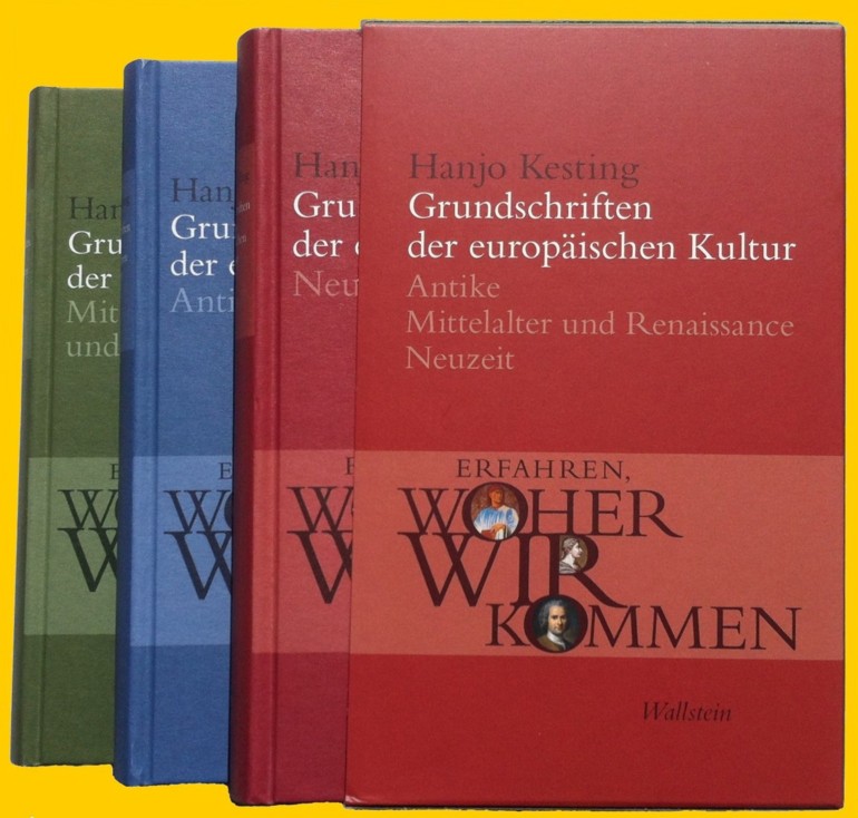 Hanjo Kesting: Grundschriften der europäischen Kultur, 3 Bände in Kassette, Wallstein Verlag